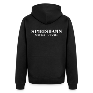 Simrishamn koordinat, zip up kofta