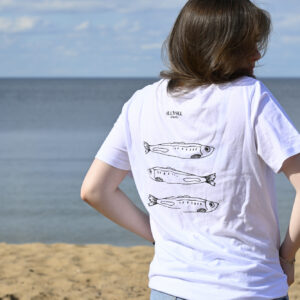 dom tre sillarna t-shirt i vanlig modell