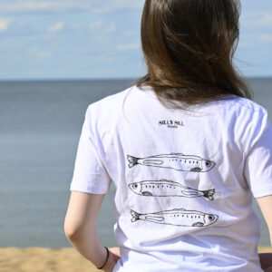dom tre sillarna t-shirt i vanlig modell