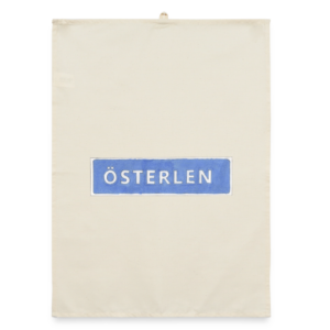 Österlen vägskylt kökshandduken från silly sill